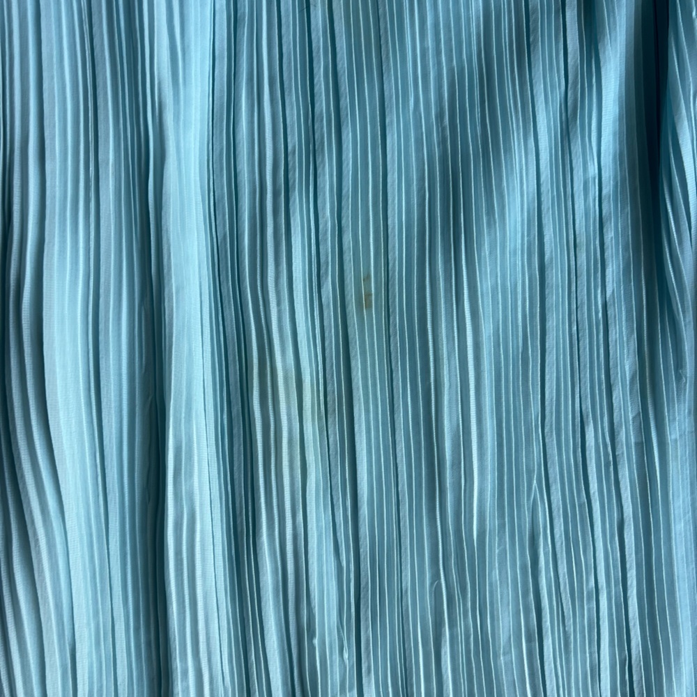 Lush Light Blue Pleated Dress - Picture 2 of 5